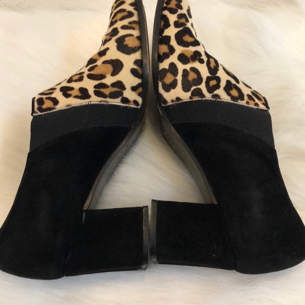 Stuart Weitzman Leopard pony hair block heel - Picture 6 of 8